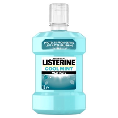 Listerine Cool Mint Płyn do płukania jamy ustnej 1 l - 2