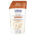 Luksja Creamy & Soft Kremowe mydło w płynie łagodzące mleczko bawełniane i prowitamina B5 900 ml