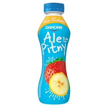 Danone Ale Pitny Produkt mleczny smak truskawka banan 270 g - 0