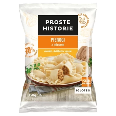 Proste Historie Pierogi z mięsem 450 g - 1