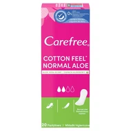 Carefree Cotton Feel Normal Wkładki higieniczne zapach aloesowy 20 sztuk