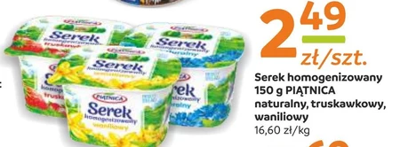 Piątnica Serek homogenizowany waniliowy 150 g