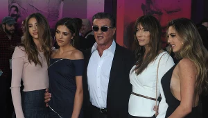 Sylvester Stallone z córkami i żoną