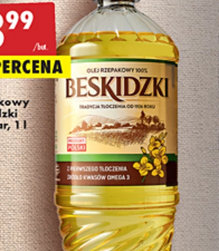 Bielmar Beskidzki Czysty olej rzepakowy 100% 1 l