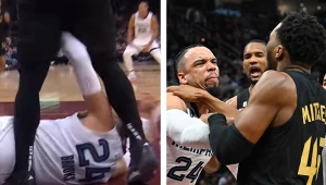 NBA. W czasie meczu Cavaliers - Grizzlies Dillon Brooks i Donovan Mitchell skoczyli sobie do gardeł