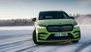 Skoda Enyaq RS iV z dwoma rekordami Guinnessa. To prawdziwy driftowóz