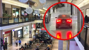 Wjechali Audi do centrum handlowego. Nie chodziło o "szybkie zakupy"