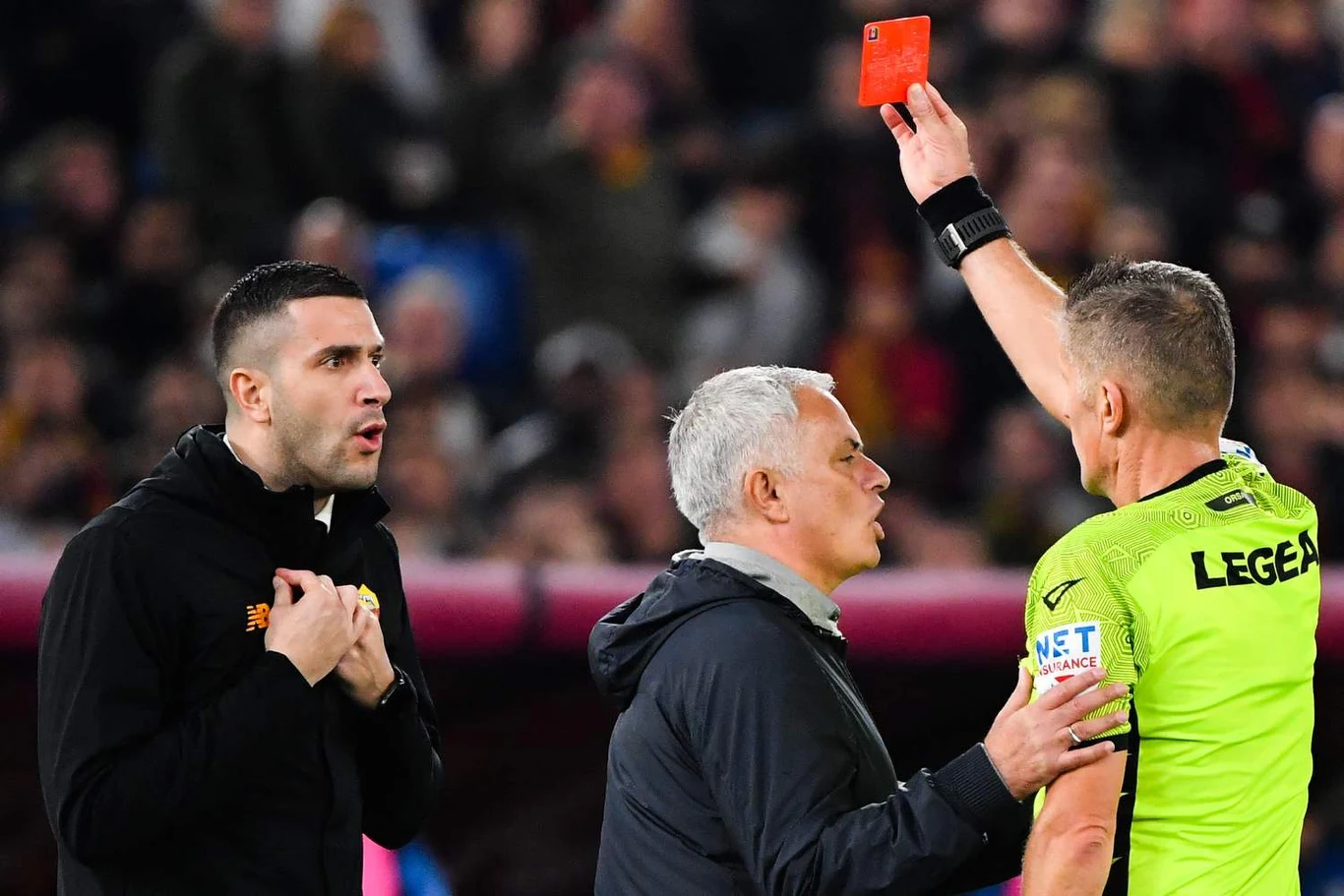 Salvatore Foti ukarany czerwoną kartką