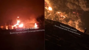 Są zdjęcia potężnego pożaru w Rosji