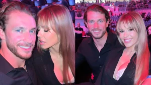 Doda z Dariuszem Pachutem na gali Fame MMA