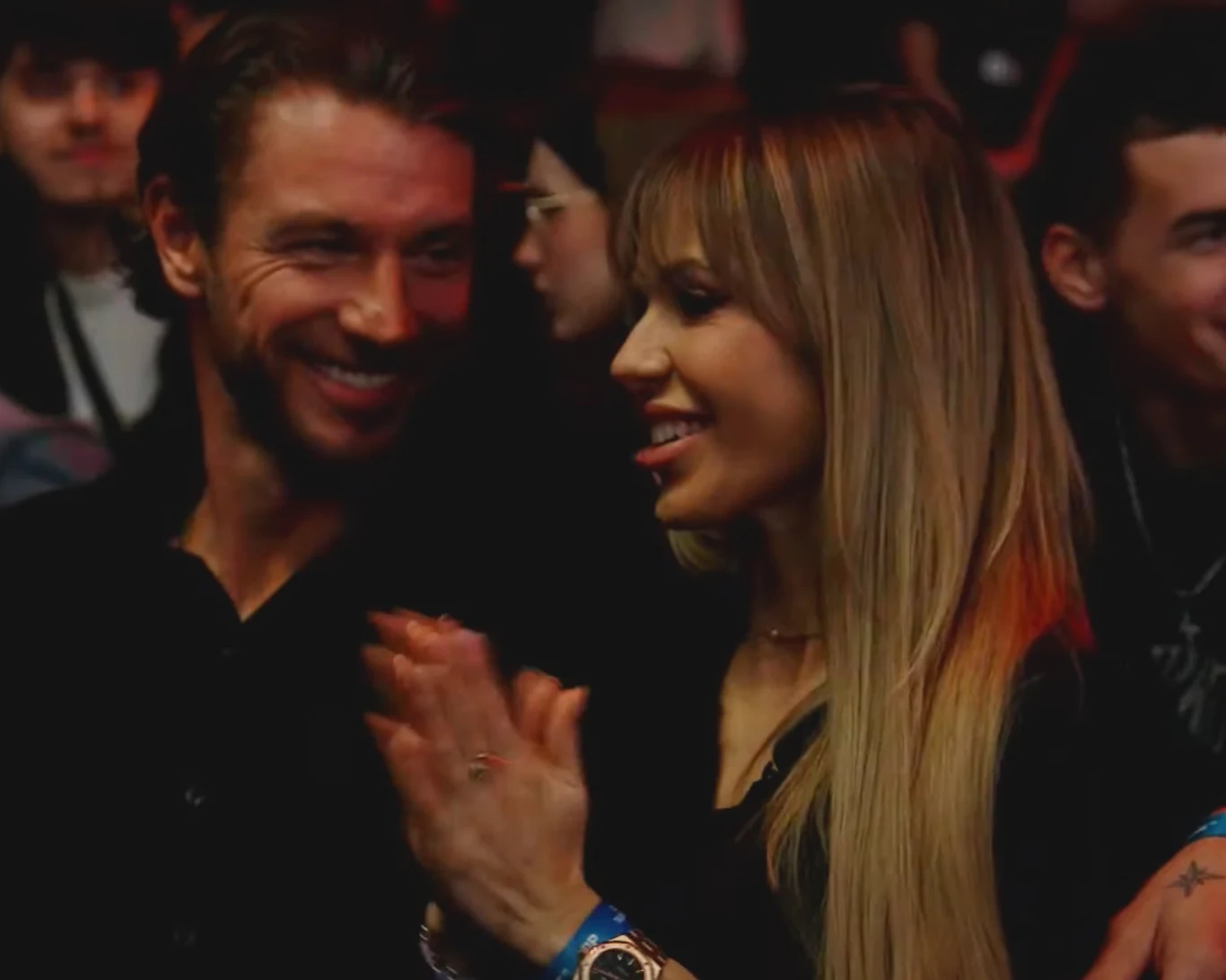 Doda z Dariuszem Pachutem na gali Fame MMA Doda z Dariuszem Pachutem na gali Fame MMA