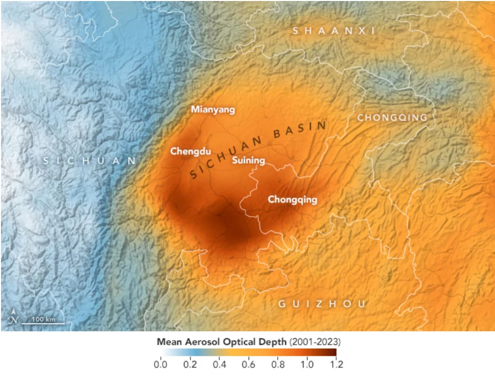 Jakość atmosfery w ciągu w latach 2001-2023