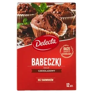 Delecta Babeczki smak czekoladowy mieszanka do domowego wypieku ciasta 280 g