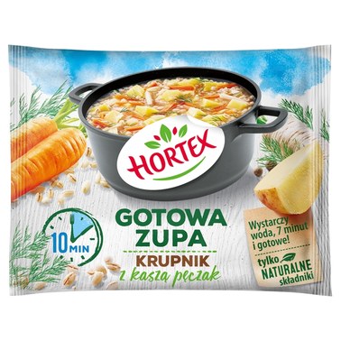 Hortex Gotowa zupa krupnik z kaszą pęczak 450 g - 0