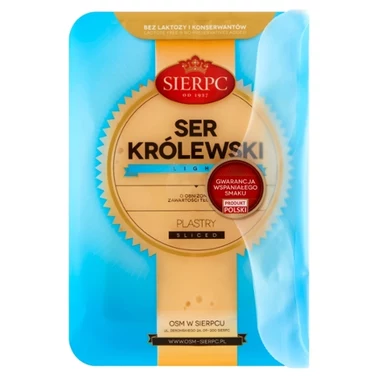 Sierpc Ser królewski Light plastry 135 g - 0