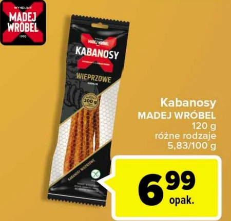 Kabanosy Madej Wróbel