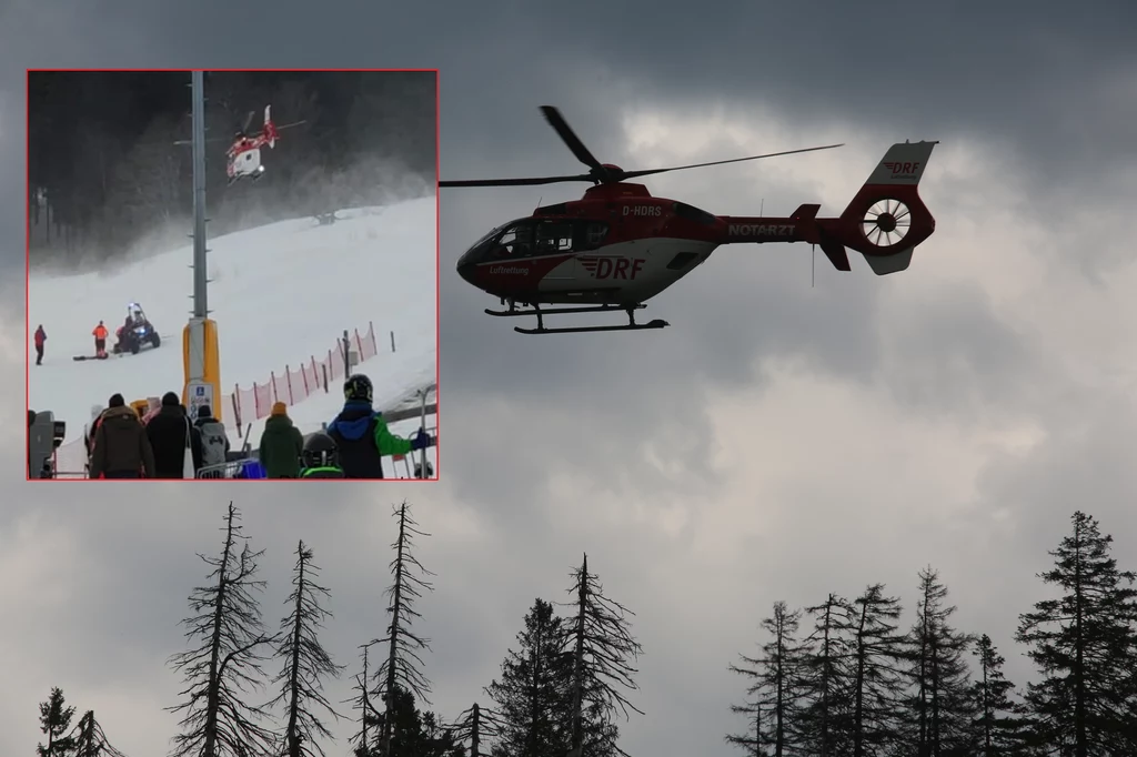 Na miejsce obu wypadku skierowano helikoptery Na miejsce obu wypadku skierowano helikoptery