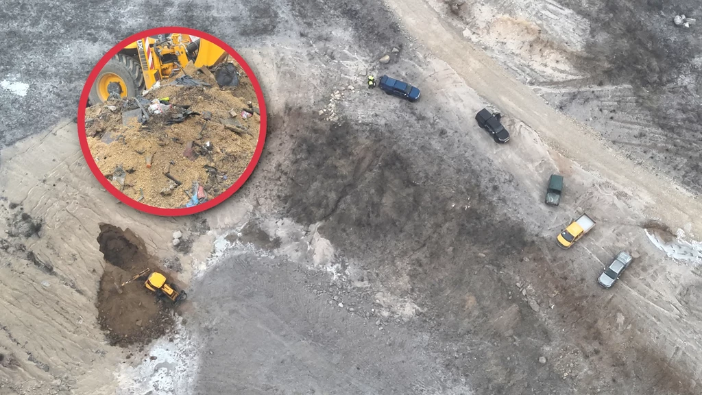Inspektorzy ochrony środowiska wykryli na Śląsku nielegalnie zakopane odpady niebezpieczne. Z pomocą przyszedł im m.in. dron i georadar 