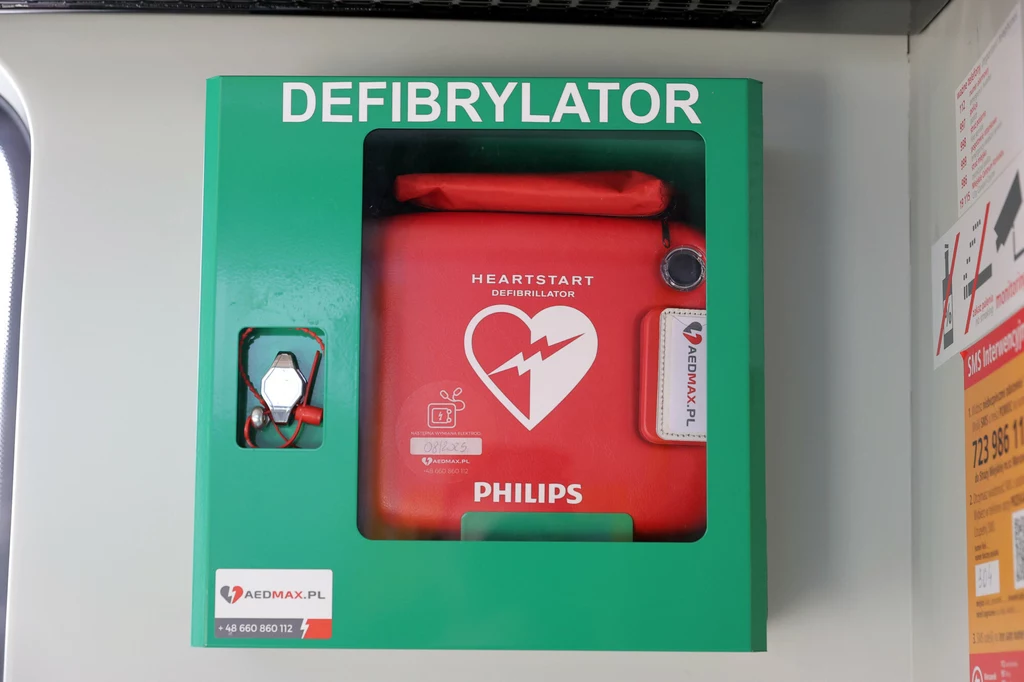 Defibrylator może uratować życie! 