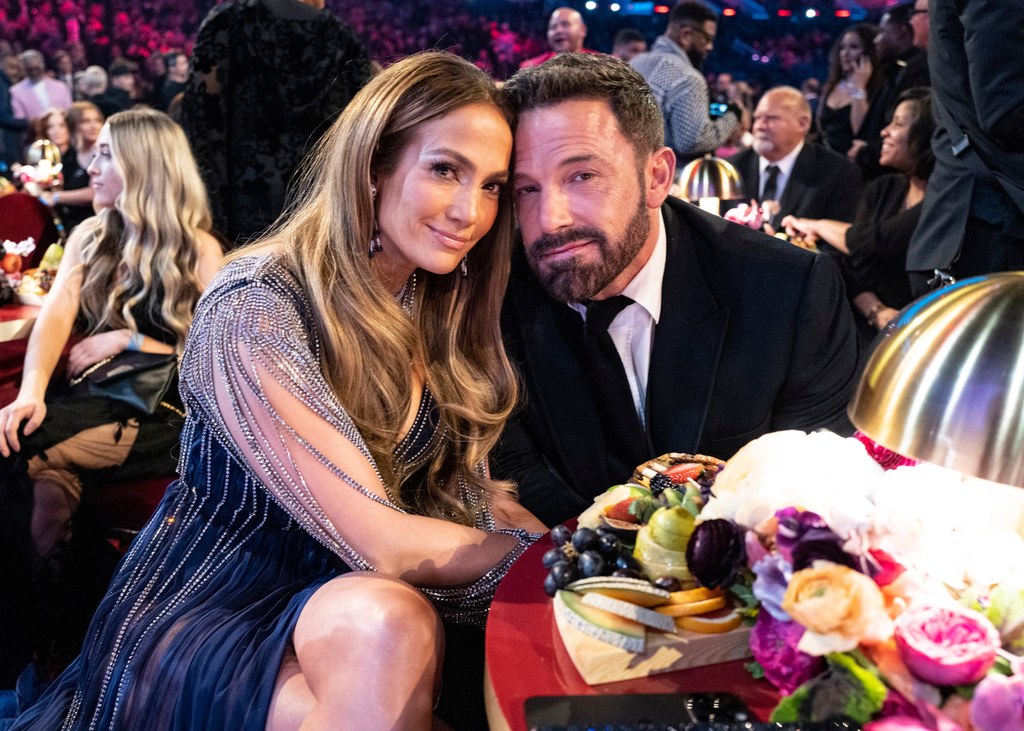 Jennifer Lopez i Ben Affleck podczas gali Grammy