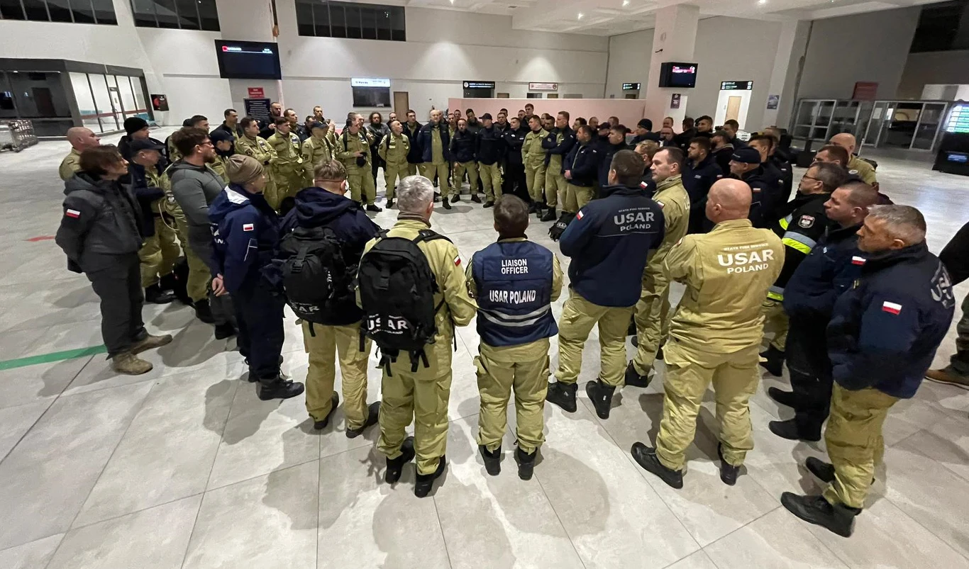 Strażacy z Polski są już w Turcji Strażacy z Polski są już w Turcji