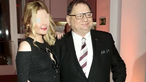 Ryszard Kalisz z żoną, Dominiką K.