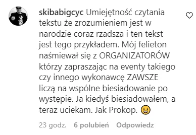 Krzysztof Skiba się tłumaczy Krzysztof Skiba się tłumaczy