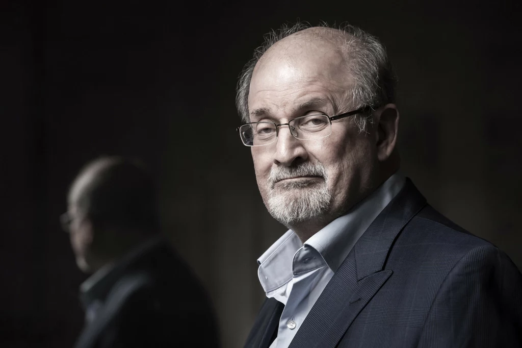 Salman Rushdie w 2018 r. Salman Rushdie w 2018 r.