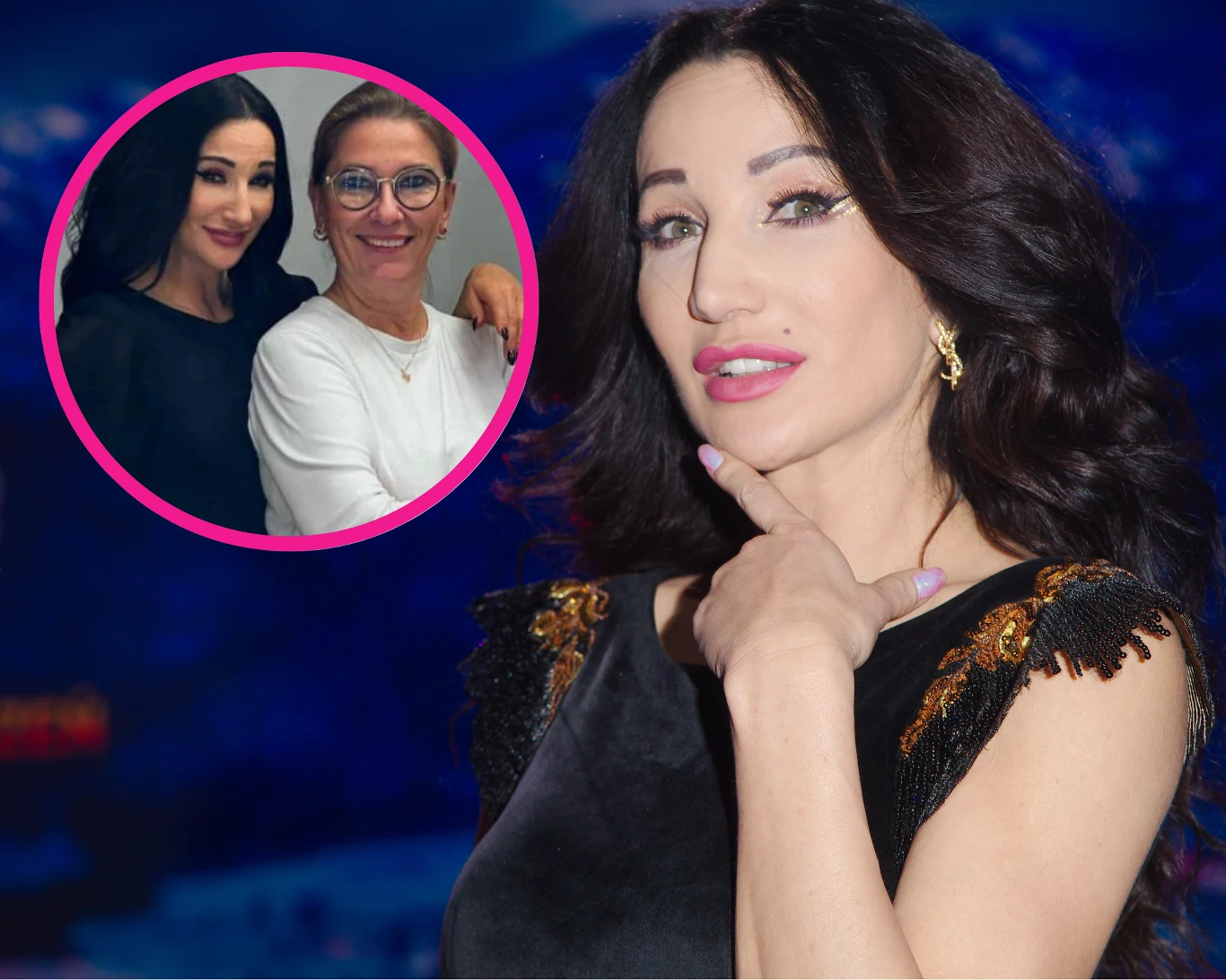 Justyna Steczkowska pozuje w posłanką PiS Justyna Steczkowska pozuje w posłanką PiS