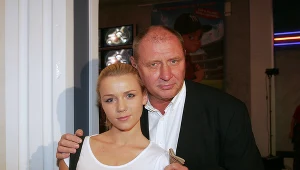 Andrzej Grabowski na premierze filmu "U pana Boga w ogródku"