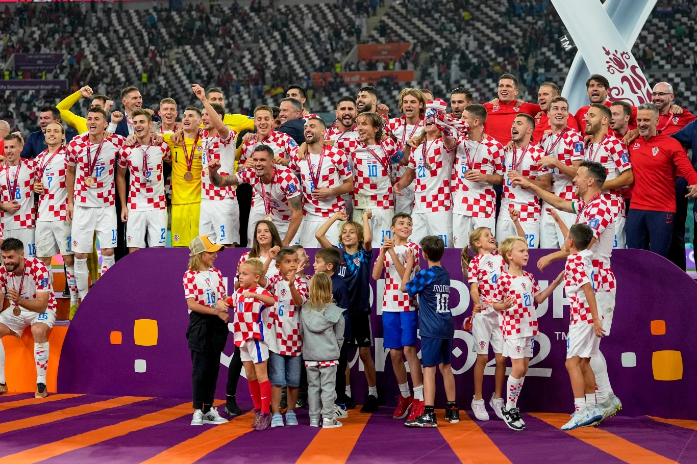 Reprezentacja Chorwacji zdobyła na mundialu brązowy medal