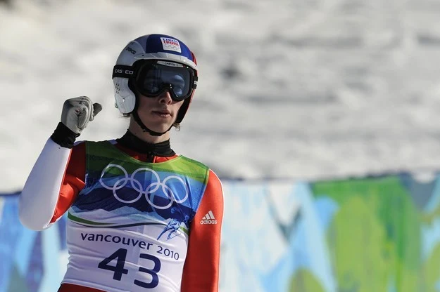 Anotnin Hajek podczas igrzysk olimpijskich w Vancouver Anotnin Hajek podczas igrzysk olimpijskich w Vancouver