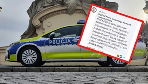 Policjanci pochwalili się nowym radiowozem. Zdjęcie zrobili "na zakazie"