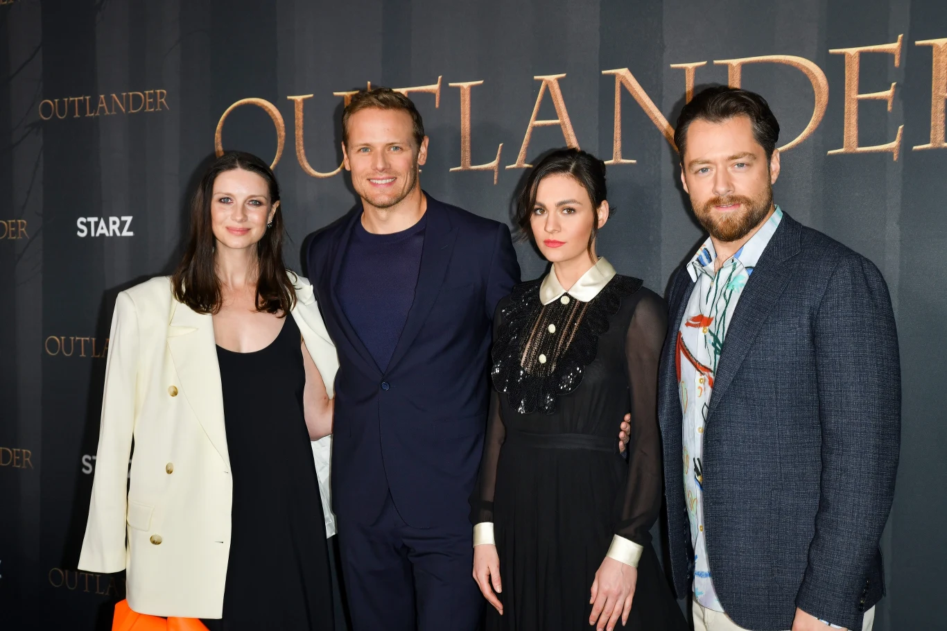 Caitriona Balfe, Sam Heughan, Sophie Skelton i Richard Rankin