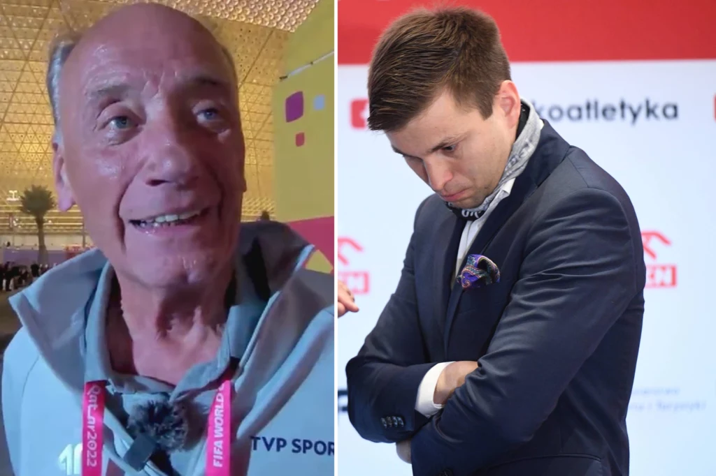Dariusz Szpakowski oraz Marek Szkolnikowski - dyrektor TVP Sport Dariusz Szpakowski oraz Marek Szkolnikowski - dyrektor TVP Sport