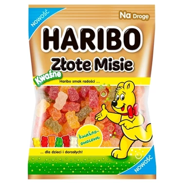 Haribo Złote Misie Żelki o smaku owocowym kwaśne 85 g - 0