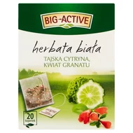 Big-Active Herbata biała tajska cytryna kwiat granatu 30 g (20 x 1,5 g)