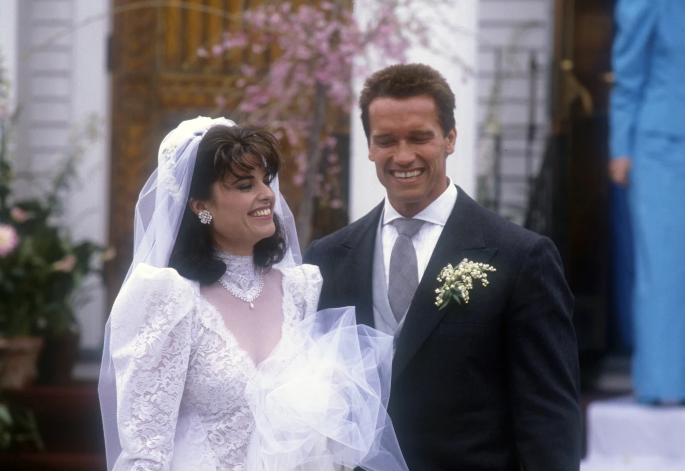 Arnold Schwarzenegger i Maria Shriver w 1986 roku
