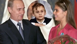 Putin, Kabajewa i ich domniemany syn, fot. Twitter