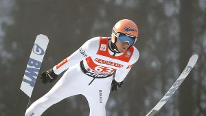 Dawid Kubacki podczas konkursu w Willingen