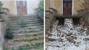 W Rząśniku skradziono zabytkowe schody