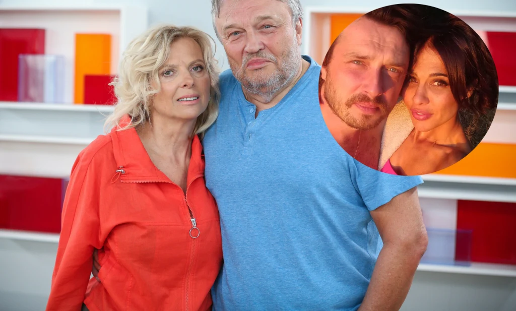 Krzysztof Cugowski z żoną Joanną i Piotr z nową ukochaną