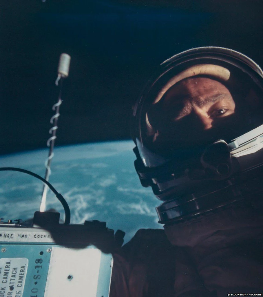 Buzz Aldrin podczas misji Gemini XII w 1965 roku