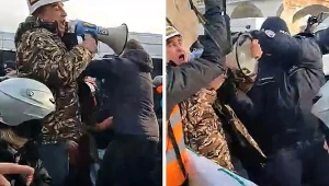 Na placu Piłsudskiego doszło do przepychanek Lotnej Brygady Opozycji z policją