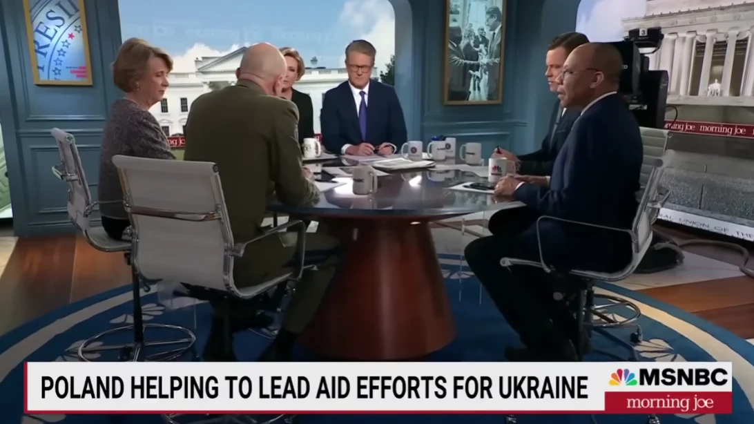 Szef Sztabu Generalnego Wojska Polskiego odpowiadał w studiu MSNBC na trudne pytania dotyczące Ukrainy
