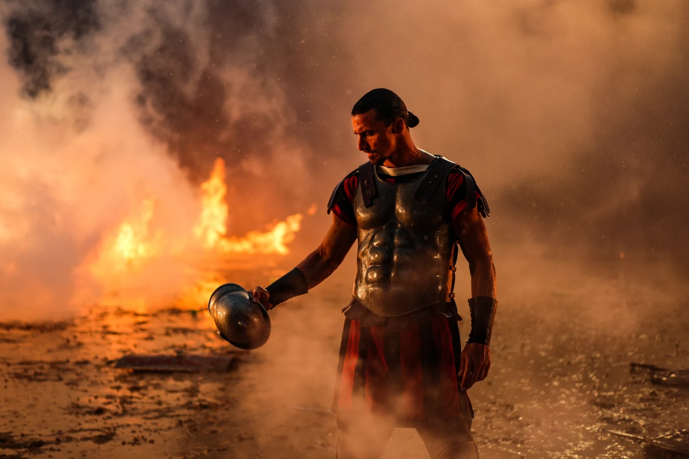 Zlatan Ibrahimović w filmie "Asteriks i Obeliks: Imperium smoka" Zlatan Ibrahimović w filmie "Asteriks i Obeliks: Imperium smoka"