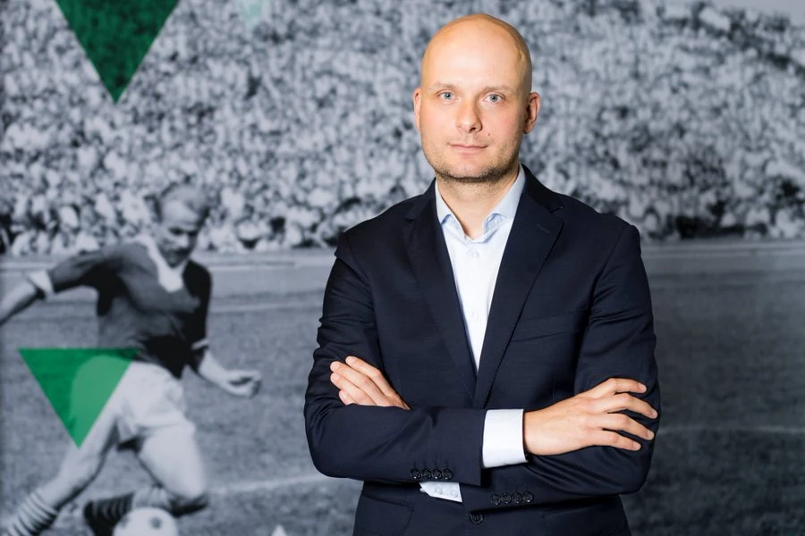 Bartosz Wolny z Warty Poznań/ fot. Klaudia Berda