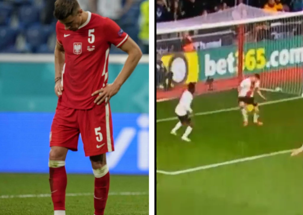 Jan Bednarek w bardzo pechowy sposób skierował piłkę do własnej bramki w meczu z Wolverhampton