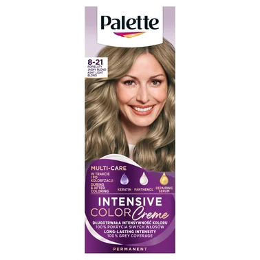 Palette Intensive Color Creme Farba do włosów popielaty jasny blond 8-21 - 0