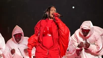 Rihanna podczas występu na Super Bowl 2023